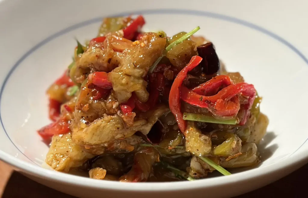 In & Out Shanghai popular Yunnan style baked eggplant dish