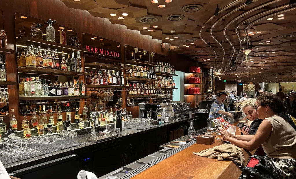 The cocktail bar Bar Mixato at the Starbucks Roastery in Taikoo Hui Shanghai